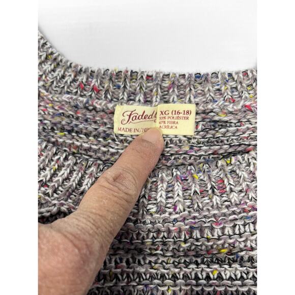 Faded Glory Sweater size XL (16-18) Pre-Owned in good Condition - Picture 9 of 11
